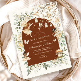 Fairies Wildblumen Blume Meadow Baby Dusche Einladung