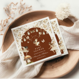 Fairies Wildblumen Blume Meadow Baby Dusche Serviette