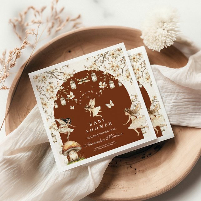 Fairies Wildblumen Blume Meadow Baby Dusche Serviette (Von Creator hochgeladen)