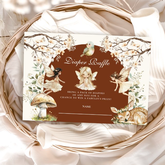 Fairies Wildblumen Blume Meadow Diapper Raffle Begleitkarte (Von Creator hochgeladen)