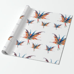 Fairies Wings Matte Wrapping Paper Geschenkpapier