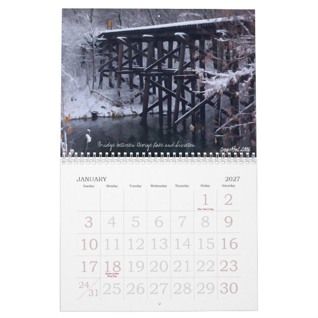 Fairmont Bereichs-Kalender 2007 Kalender (Jan 2027)