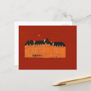 Fairmont Empress Hotel Victoria BC Canada Postcard Postkarte