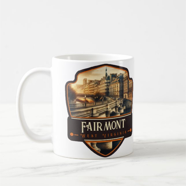 Fairmont, West Virginia | VINTAG Kaffeetasse (Links)