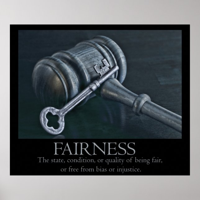 Fairness Poster (Vorne)