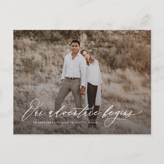 Fairness Save the Date Postkarte (Vorderseite)