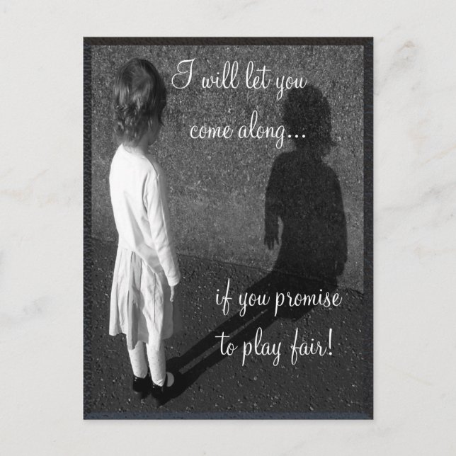 Fairplay individuell anpassbare Postkarte (Vorderseite)