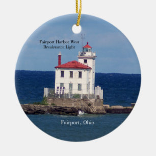 Fairport Harbor West Breakwater Light Ornament