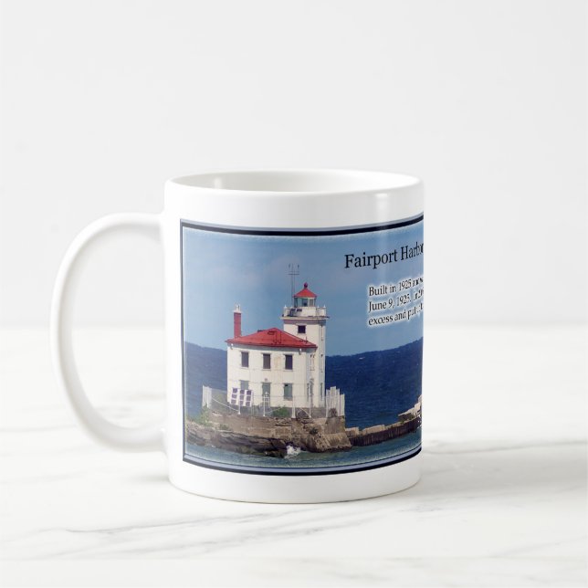 Fairport Harbour West Breakwater Light Tasse (Links)
