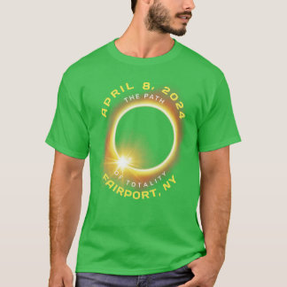 Fairport New York Solar Eclipse Totality 8. April  T-Shirt
