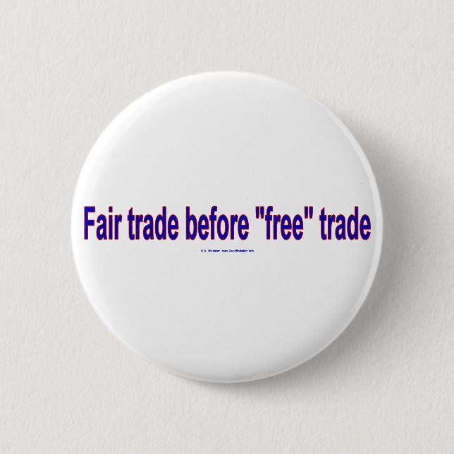 FairTradeBeforeFree Button (Vorderseite)