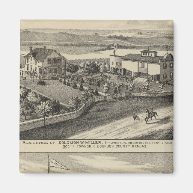 Fairview Farm and Sanitarium, Kansas Magnet (Vorne)