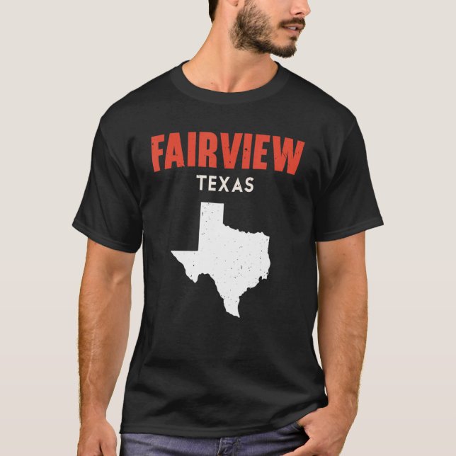 Fairview Texas USA Staat America Travel Texas T-Shirt (Vorderseite)