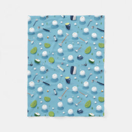 Fairway Finesse: Golf Essentials Musterspiel Fleecedecke