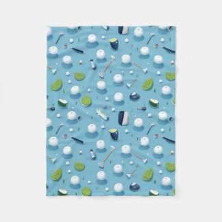 Fairway Finesse: Golf Essentials Musterspiel Fleecedecke