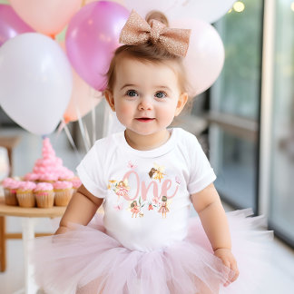 Fairy 1. Geburtstag Bodysuit Garden Party Wild One Baby Strampler