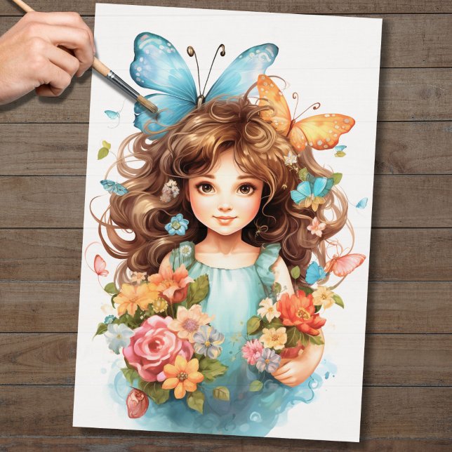 Fairy 3 Decoupage Paper Seidenpapier (Von Creator hochgeladen)