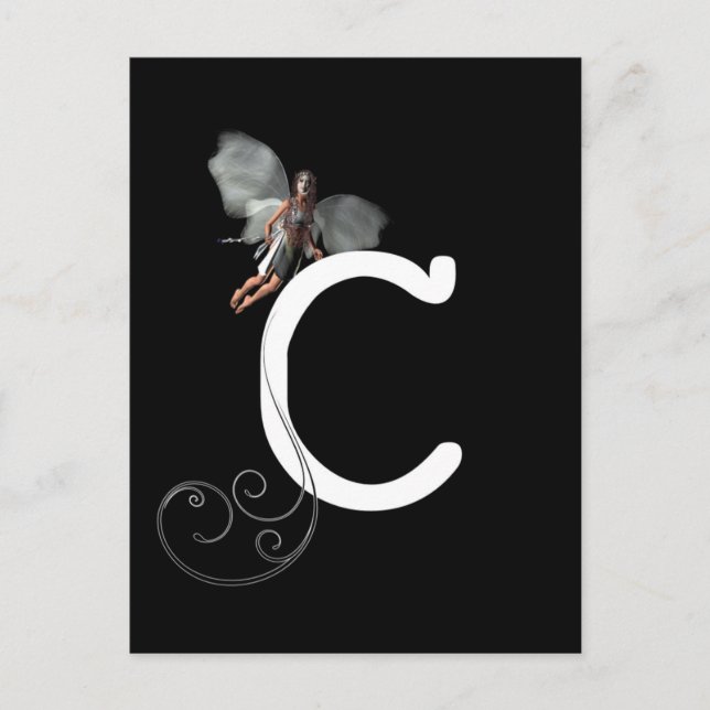 Fairy Alphabet Postkarte (Vorderseite)