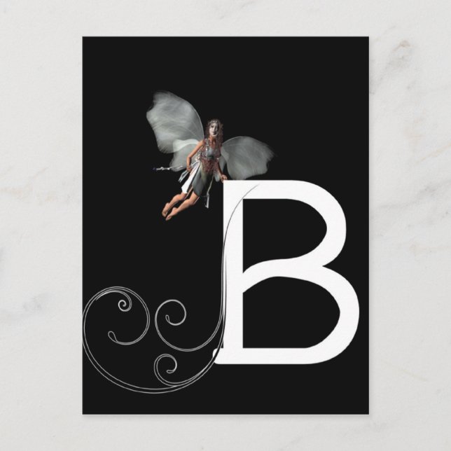 Fairy Alphabet Postkarte (Vorderseite)
