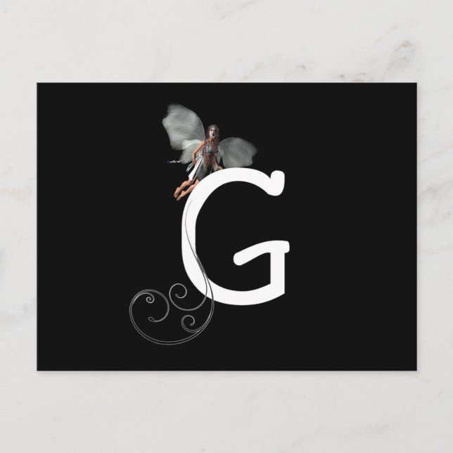 Fairy Alphabets Postkarte (Vorderseite)