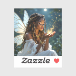 Fairy and Gold Dust Aufkleber