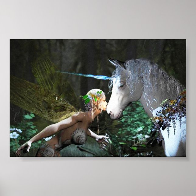Fairy and Unicorn Fantasy Poster AS LOW AS 10.90 (Vorne)