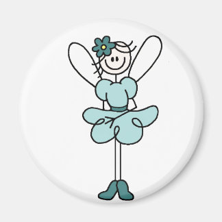 Fairy Angel im Aquamarinen Magnet