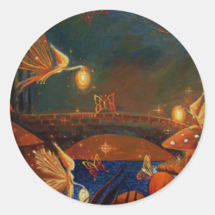 Fairy Ansammlung - Aufkleberblatt Runder Aufkleber