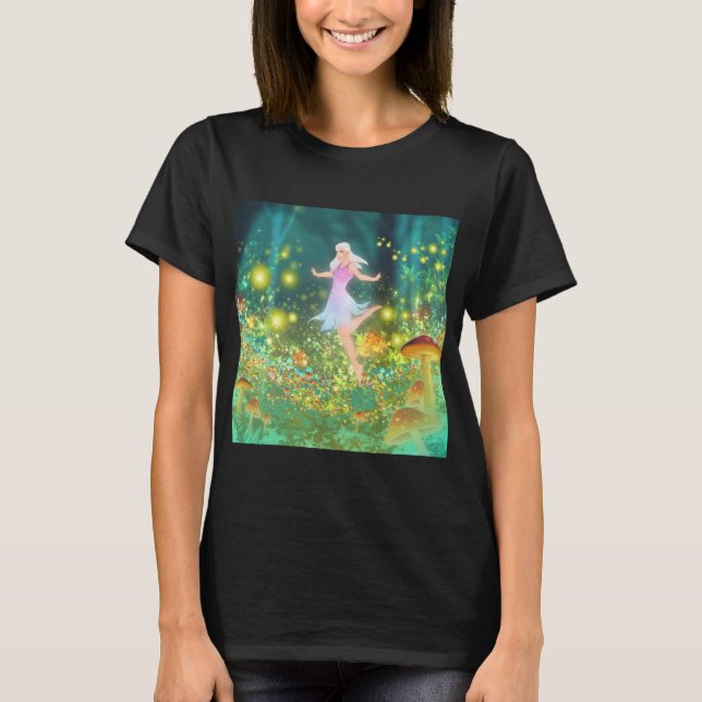Fairy auf einem Feld T-Shirt (Vorderseite)