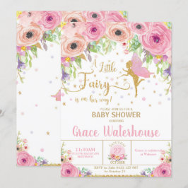 Fairy Baby Shower Einladung Bloral Baby Dusche