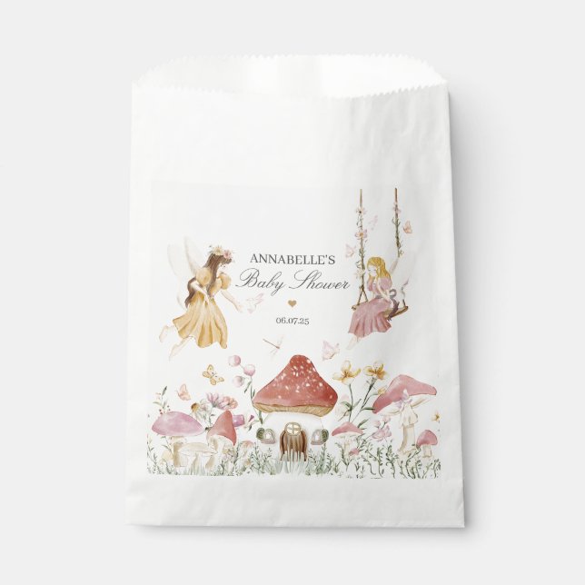 Fairy Baby Shower Lieblings Bag Geschenktütchen (Vorderseite)