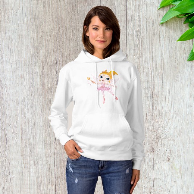 Fairy Ballerina Womens Hoodie (Von Creator hochgeladen)