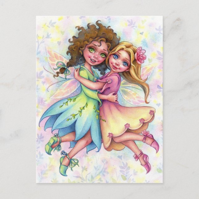 Fairy Besties Postcard Postkarte (Vorderseite)