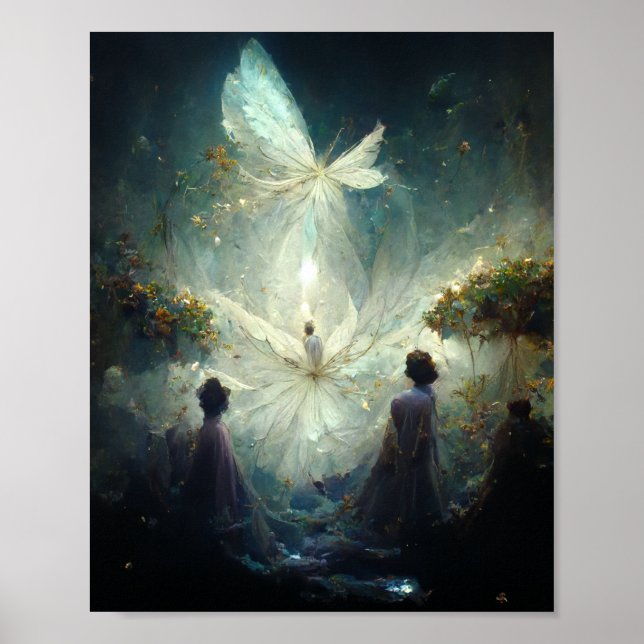 Fairy Birth Fantasy Art Poster (Vorne)