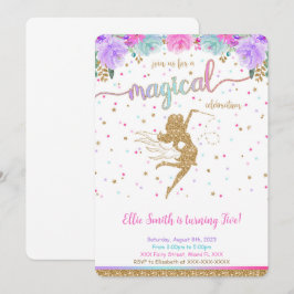 Fairy Birthday Einladung