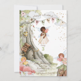 Fairy Birthday Einladung