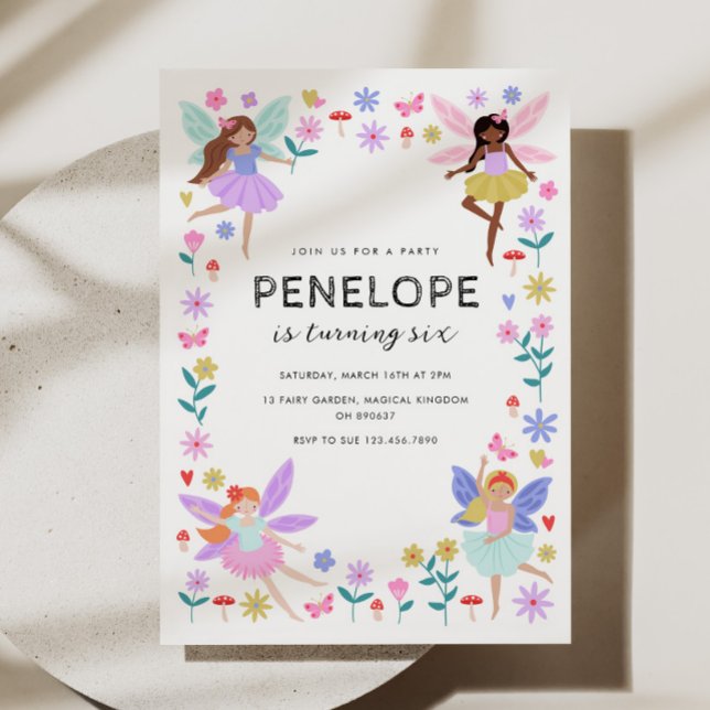 Fairy Birthday Einladung (Von Creator hochgeladen)