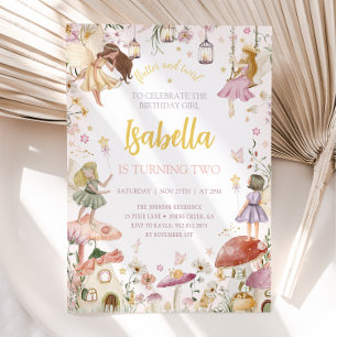 FAIRY Birthday Einladung Fee Garden Geburtstag