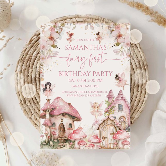 Fairy Birthday Einladung Magische verzauberte Fee (Von Creator hochgeladen)