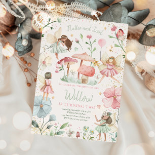 Fairy Birthday Whimsical Princess Fairy Birthday Einladung