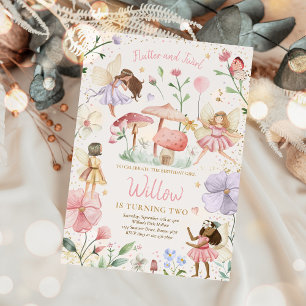 Fairy Birthday Whimsical Princess Fairy Birthday Einladung