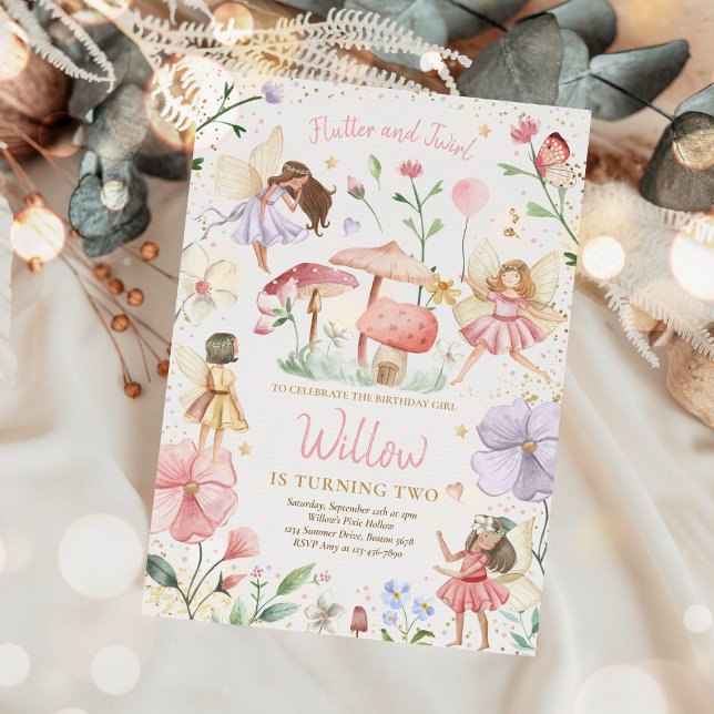Fairy Birthday Whimsical Princess Fairy Birthday Einladung (Von Creator hochgeladen)