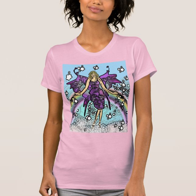 Fairy Blue Version Zwei  T-Shirt (Vorderseite)