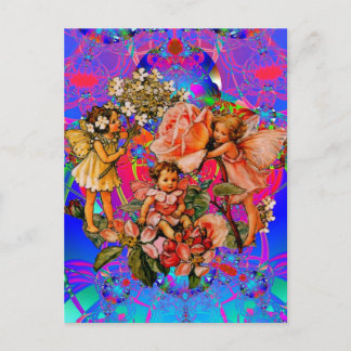 Fairy Blume Friends Postkarte