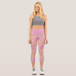 Fairy Bread Capri Leggings