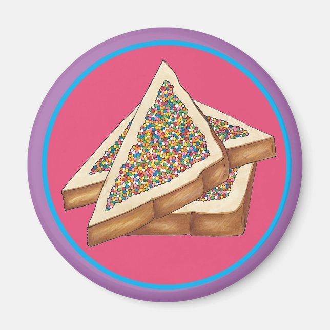 Fairy Brot Hunderttausende australische Lebensmitt Magnet (Vorne)