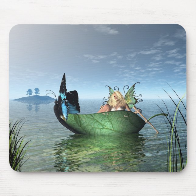 Fairy Butterfly Boat Mousepad (Vorne)