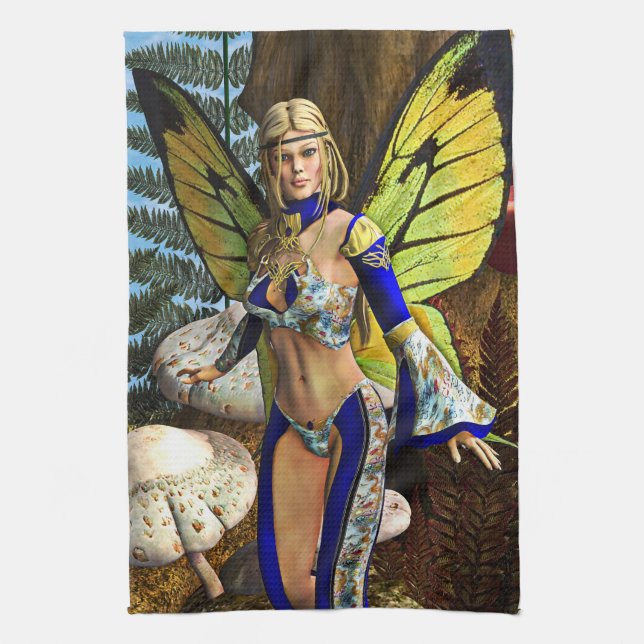 Fairy Butterfly Handtuch (Vertikal)