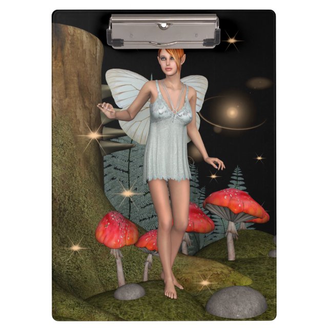 Fairy Butterfly Klemmbrett (Vorderseite)