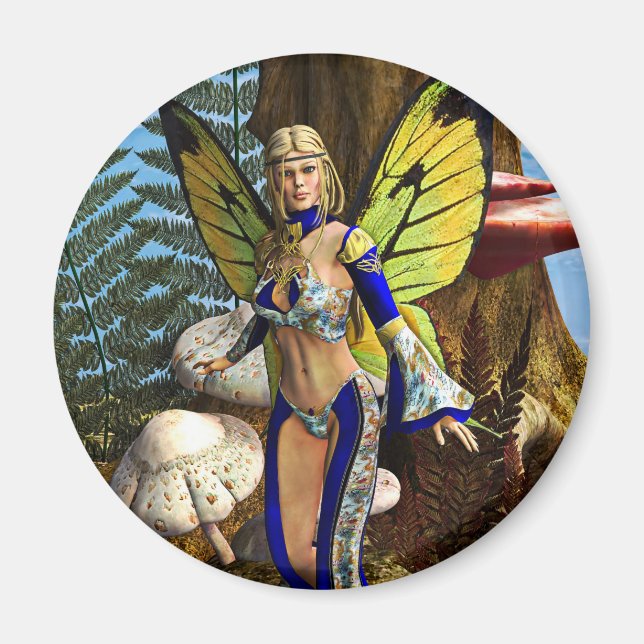 Fairy Butterfly Magnet (Vorne)